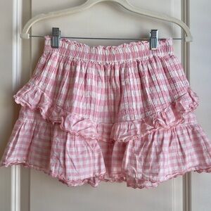 LoveShackFancy Shae Mini Skirt - Size S